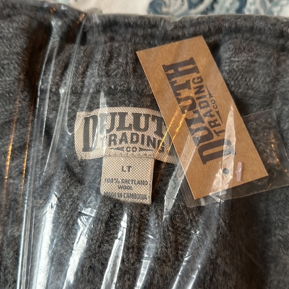 NWT🚀 Men's Shetland Wool Cable Sweater size L - Picture 4 of 10